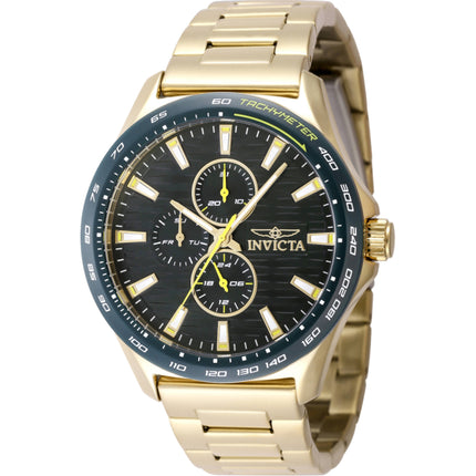 Invicta Men's Watch - Invicta Racing Quartz Green Dial Yellow Gold Bracelet | 48870 ,