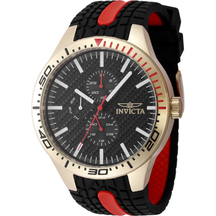 Invicta Men's Watch - Invicta Racing Yellow Gold Case Black and Red Strap | 48872 ,