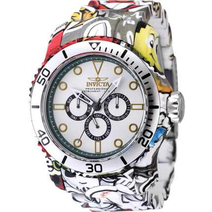Invicta Men's Watch - Pro Diver Quartz Green, Silver and Black Dial Barcelet | 47854 ,