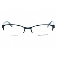 Banana Republic Women's Eyeglasses - Matte Navy Oval Half Rim Frame | BR 200 0E8W 00 ,