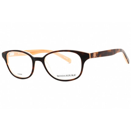 Banana Republic Women's Eyeglasses - Havana Peach Oval Full Rim Frame | COLEEN 0HMV 00 ,