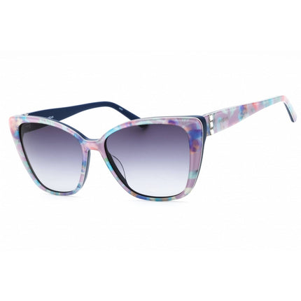 Bebe Women's Sunglasses - Rose Floral Acetate Cat Eye Full Rim Frame | BB7238 530 ,