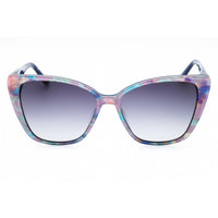 Bebe Women's Sunglasses - Rose Floral Acetate Cat Eye Full Rim Frame | BB7238 530 ,