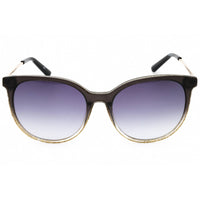 Bebe Women's Sunglasses - Jet Gradient Acetate Round Shape Full Rim Frame | BB7240 001 ,