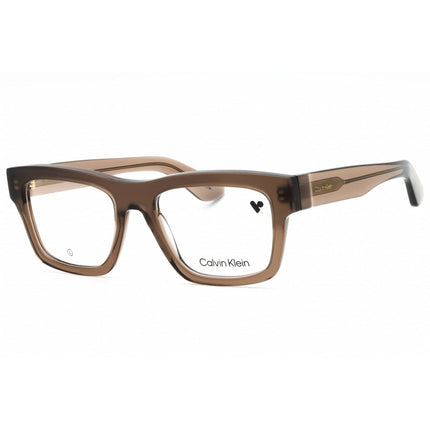 Calvin Klein Men's Eyeglasses - Brown Acetate Square Full Rim Frame | CK24525 200 ,