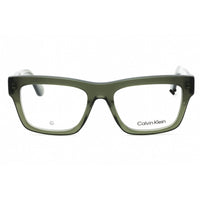Calvin Klein Men's Eyeglasses - Khaki Acetate Square Full Rim Frame | CK24525 330 ,