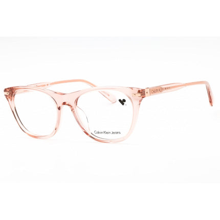 Calvin Klein Jeans Women's Eyeglasses - Crystal Blush Square Frame | CKJ19525 671 ,