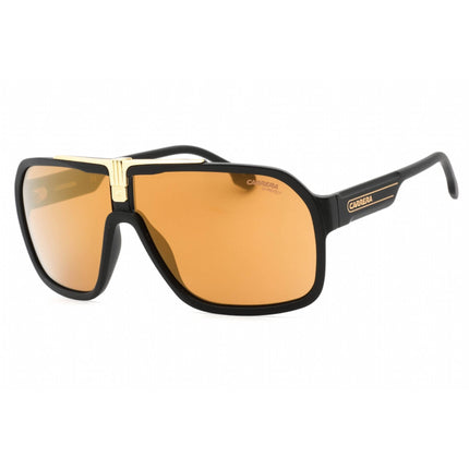 Carrera Men's Sunglasses - Black Gold Shield Shape Full Rim Frame | 1014/S 0I46 00 ,