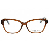 Christian Lacroix Women's Eyeglasses - Brown Plastic Cat Eye Full Rim | CL1072 155 ,