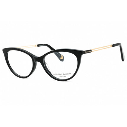 Christian Lacroix Women's Eyeglasses - Black Plastic Cat Eye Full Rim | CL1078 001 ,