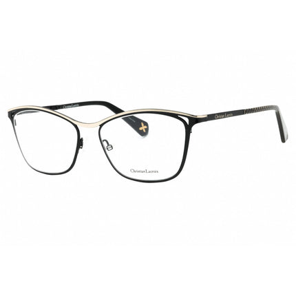 Christian Lacroix Women's Eyeglasses - Black Metal Cat Eye Full Rim Frame | CL3062 070 ,