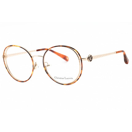 Christian Lacroix Women's Eyeglasses - Gold/Vintage Metal Round Frame | CL3070 139 ,