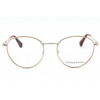 Christian Lacroix Unisex Eyeglasses - Rose Gold Metal Round Full Rim | CL3073 405 ,