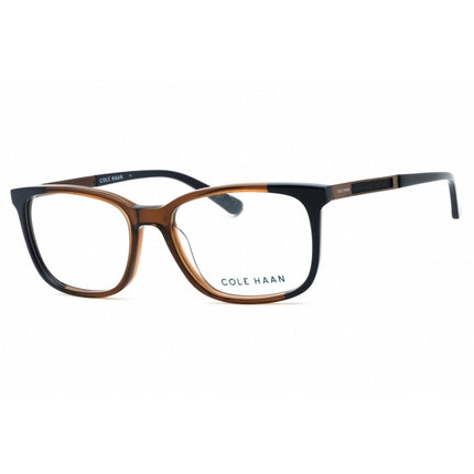 Cole Haan Men's Eyeglasses - Brown Crystal Rectangular Full Rim Frame | CH4044 232 ,