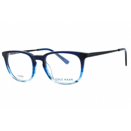 Cole Haan Men's Eyeglasses - Navy Horn Acetate Square Full Rim Frame | CH4052 414 ,