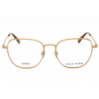 Cole Haan Unisex Eyeglasses - Clear Demo Lens Gold Square Full Rim Frame | CH4503 717 ,