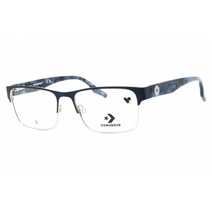 Converse Men's Eyeglasses - Matte Converse Navy Metal Rectangular Frame | CV3024 412 ,