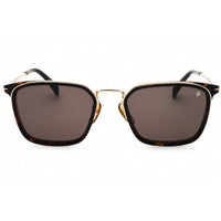 David Beckham Men's Sunglasses - Gold Havana Square Full Rim | DB 7065/F/S 006J IR ,