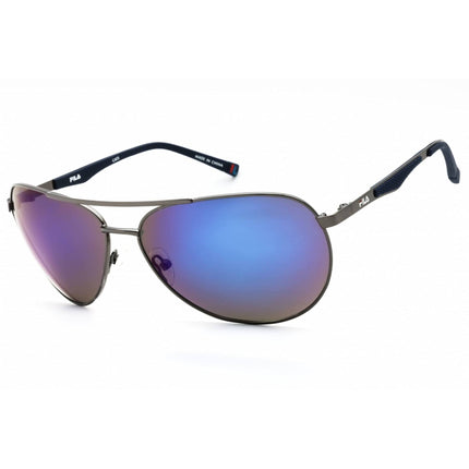Fila Men's Sunglasses - Gunmetal Metal Aviator Shape Full Rim Frame | SF9487 0GUN ,