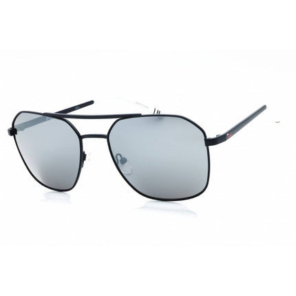 Fila Men's Sunglasses - Silver Flash Lens Navy Pilot Full Rim Frame | SFI278 08DF ,