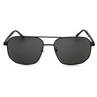 Fila Men's Sunglasses - Grey Lens Black Metal Pilot Shape Full Rim Frame | SFI300 0531 ,
