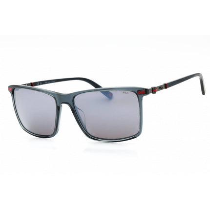 Fila Men's Sunglasses - Asphalt Grey Acetate Square Shape Full Rim Frame | SFI447 4ALX ,