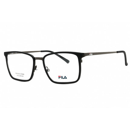 Fila Men's Eyeglasses - Clear Demo Lens Black Acetate Square Full Rim | VF9972 0568 ,