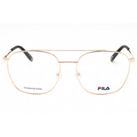 Fila Unisex Eyeglasses - Clear Demo Lens Gold Metal Pilot Full Rim Frame | VFI094 0300 ,