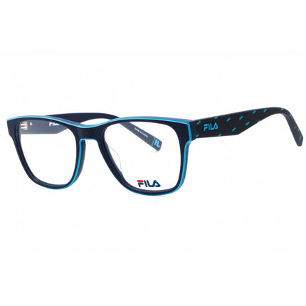 Fila Unisex Eyeglasses - Clear Demo Lens Blue Acetate Square Full Rim | VFI115 0V15 ,