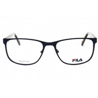 Fila Men's Eyeglasses - Clear Demo Lens Navy Metal Square Full Rim Frame | VFI173 0NVY ,