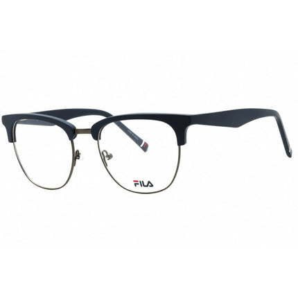 Fila Men's Eyeglasses - Clear Demo Lens Navy Metal Square Full Rim Frame | VFI174 0NAV ,