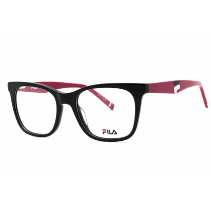 Fila Women's Eyeglasses - Clear Demo Lens Black Square Full Rim Frame | VFI175 0BLA ,