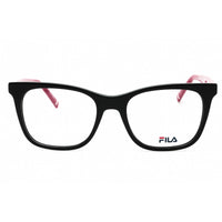 Fila Women's Eyeglasses - Clear Demo Lens Black Square Full Rim Frame | VFI175 0BLA ,