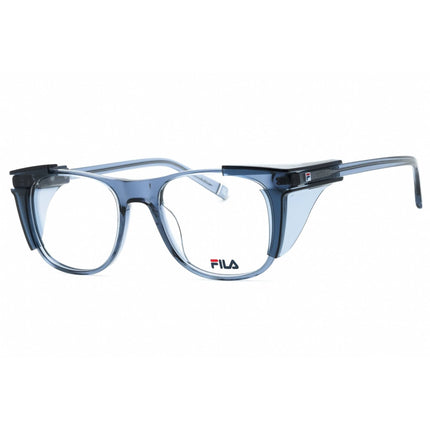Fila Unisex Eyeglasses - Clear Demo Lens Navy Acetate Square Full Rim | VFI185 02LG ,