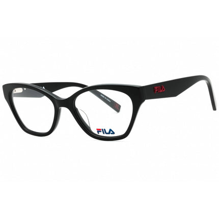 Fila Women's Eyeglasses - Black Acetate Cat Eye Shape Full Rim Frame | VFI186 0700 ,