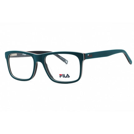 Fila Men's Eyeglasses - Matte Teal Acetate Square Shape Full Rim Frame | VFI260 07LG ,
