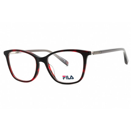 Fila Women's Eyeglasses - Red Havana Acetate Cat Eye Full Rim Frame | VFI396 09AT ,