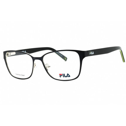 Fila Women's Eyeglasses - Clear Demo Lens Black Metal Cat Eye Full Rim | VFI397 0541 ,