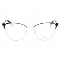 Furla Women's Eyeglasses - Rose Gold/Black Acetate/Metal Butterfly Frame | VFU360 0301 ,