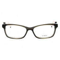 Furla Women's Eyeglasses - Grey Acetate Rectangular Shape Full Rim Frame | VFU378 06S8 ,