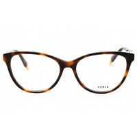 Furla Women's Eyeglasses - Tortoise Acetate Cat Eye Shape Full Rim Frame | VFU388 01AY ,