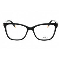 Furla Women's Eyeglasses - Black Acetate Cat Eye Shape Full Rim Frame | VFU392 0700 ,
