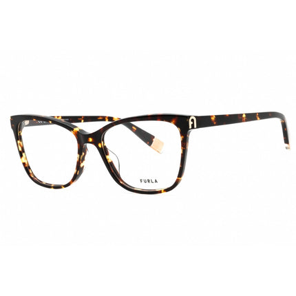 Furla Women's Eyeglasses - Tortoise Acetate Cat Eye Shape Full Rim Frame | VFU392 0714 ,