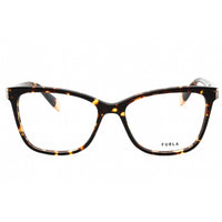 Furla Women's Eyeglasses - Tortoise Acetate Cat Eye Shape Full Rim Frame | VFU392 0714 ,