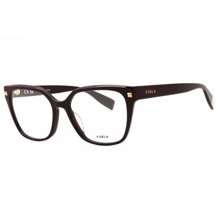 Furla Women's Eyeglasses - Burgundy Acetate Square Shape Full Rim Frame | VFU547 09HB ,
