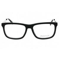 Gant Men's Eyeglasses - Shiny Black Acetate Rectangular Full Rim Frame | GA3294 001 ,