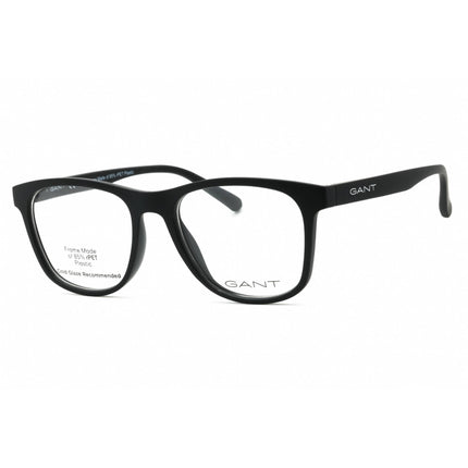 Gant Men's Eyeglasses - Matte Black Injected Propionate Full Rim Frame | GA3302 002 ,