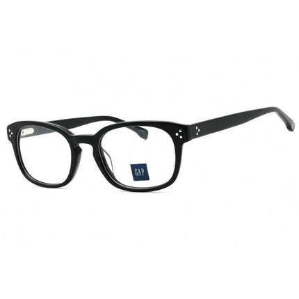 GAP Men's Eyeglasses - Clear Demo Lens Black Acetate Oval Full Rim Frame | VGP002 0BLA ,