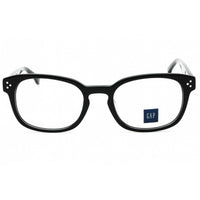 GAP Men's Eyeglasses - Clear Demo Lens Black Acetate Oval Full Rim Frame | VGP002 0BLA ,