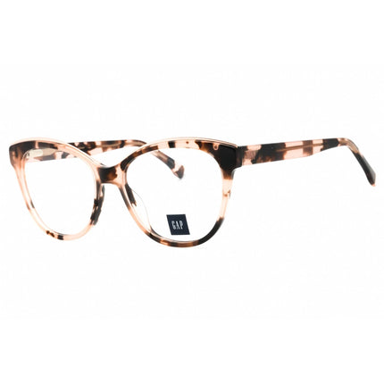 GAP Women's Eyeglasses - Blush Havana Acetate Cat Eye Full Rim Frame | VGP016 0BLU ,